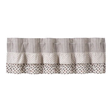 Florette Ruffled Valance Curtain 16x60 VHC Brands - The Fox Decor